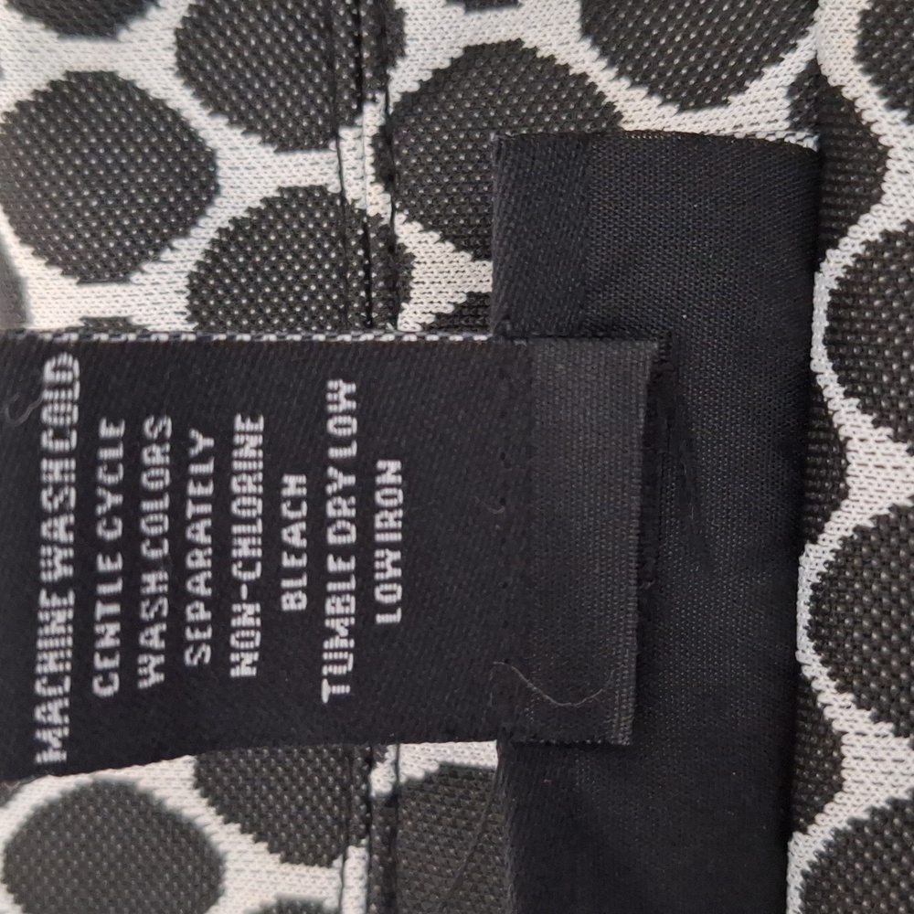 Maggie Barnes Lightweight Jacket Womens 3X Black White Polka Dot - Picture 4 of 9